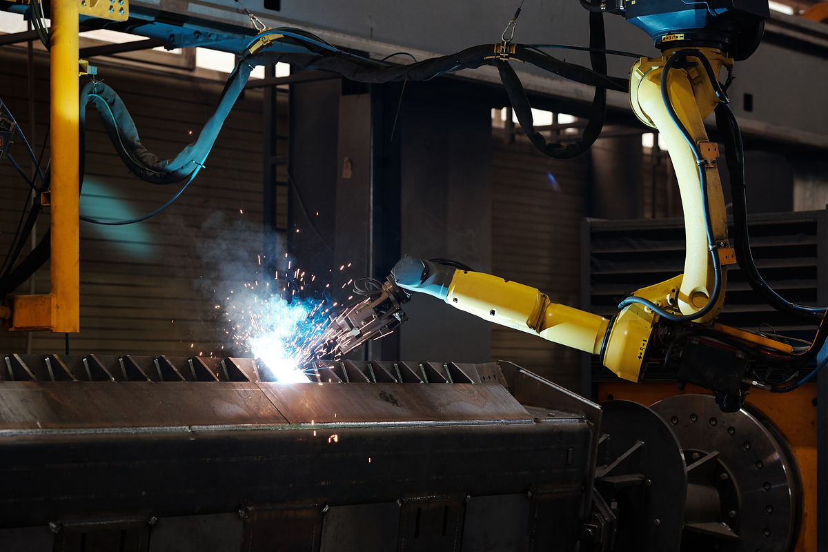 industrial robot welding